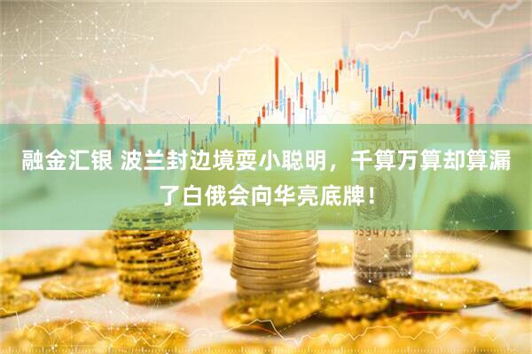 融金汇银 波兰封边境耍小聪明，千算万算却算漏了白俄会向华亮底牌！