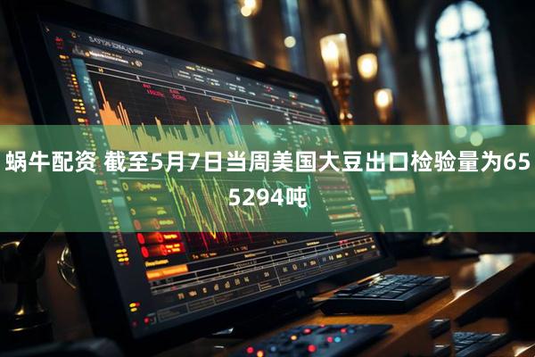 蜗牛配资 截至5月7日当周美国大豆出口检验量为655294吨